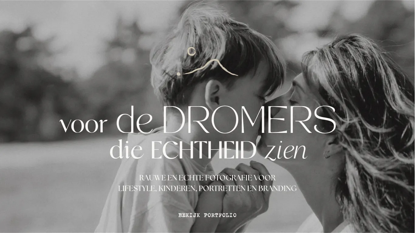 VOOR DE DROMERS DIE ECHTHEID ZIEN